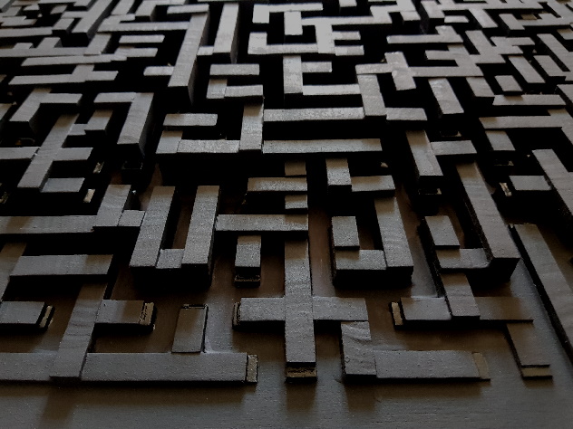Dark Sparkle - relief view